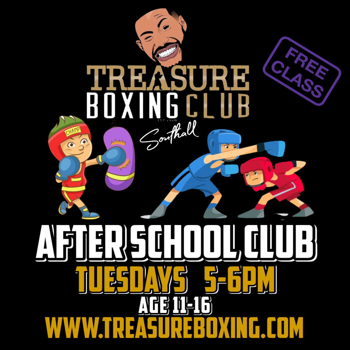 AFTER SCHOOL CLUB - Treasure Of Boxing | Boxing Gym Southall | Ashley ...